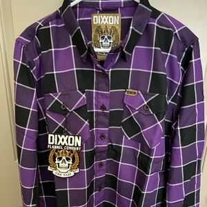 COPY - Dixxon ‘The Crown’ Flannel w/sticker